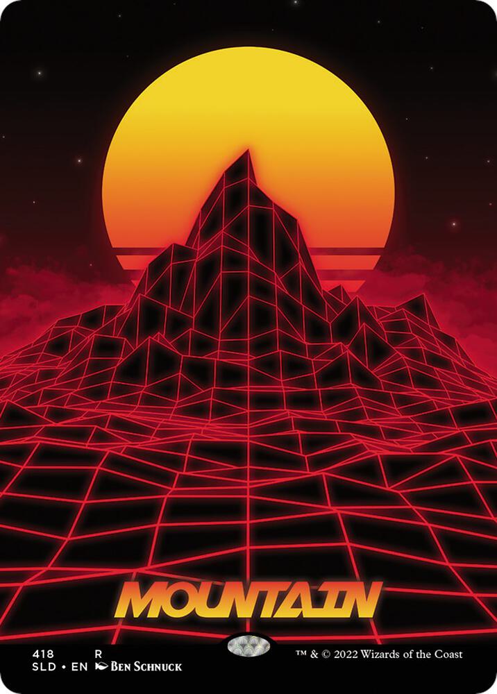 Mountain (418) [Secret Lair Drop] [Borderless]