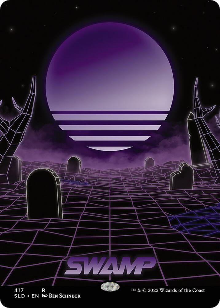 Swamp (417) [Secret Lair Drop] [Borderless]