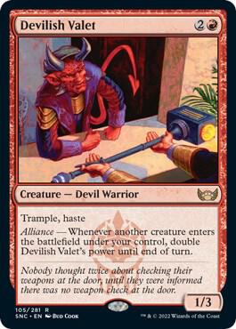 Devilish Valet (105) [Streets of New Capenna]