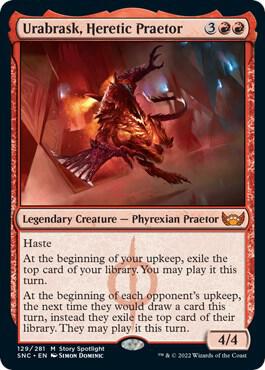 Urabrask, Heretic Praetor (129) [Streets of New Capenna]