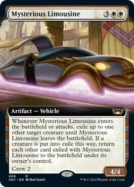 Mysterious Limousine (Extended Art) (408) [Streets of New Capenna] [Extended Art]