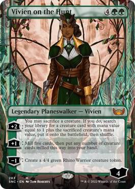 Vivien on the Hunt (Borderless) (283) [Streets of New Capenna] [Borderless]