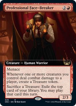 Professional Face-Breaker (Extended Art) (426) [Streets of New Capenna] [Extended Art]