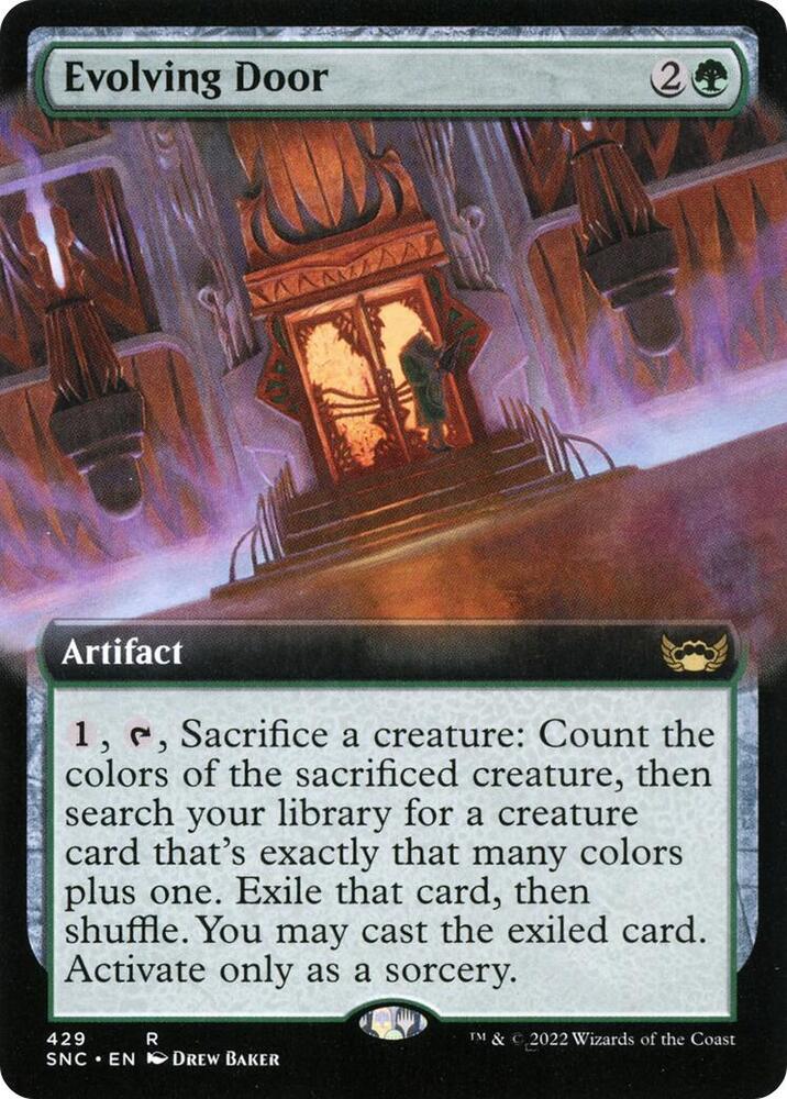 Evolving Door (Extended Art) (429) [Streets of New Capenna] [Extended Art]
