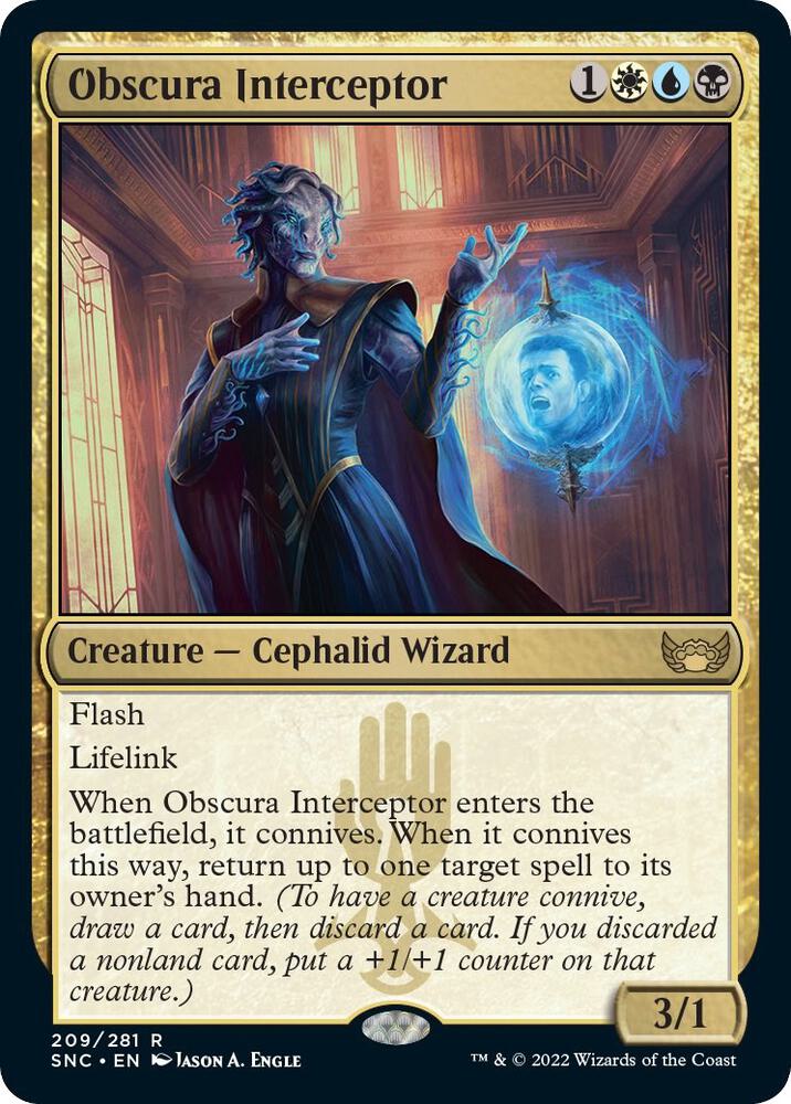 Obscura Interceptor (209) [Streets of New Capenna]