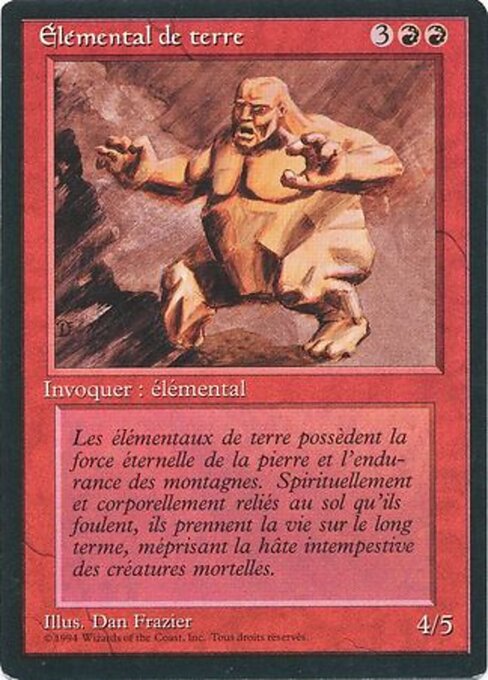 Earth Elemental (146) [Foreign Black Border]