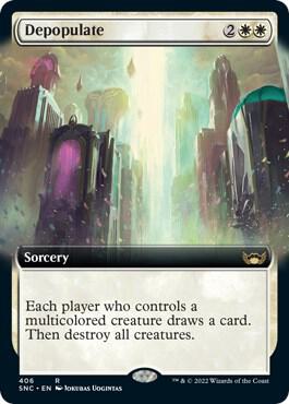 Depopulate (Extended Art) (406) [Streets of New Capenna] [Extended Art]