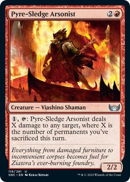 Pyre-Sledge Arsonist (118) [Streets of New Capenna]