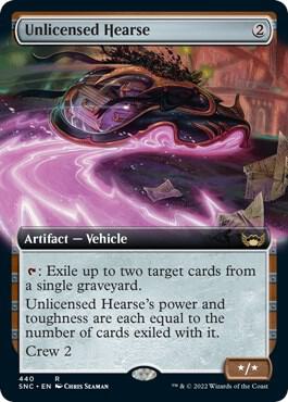 Unlicensed Hearse (Extended Art) (440) [Streets of New Capenna] [Extended Art]