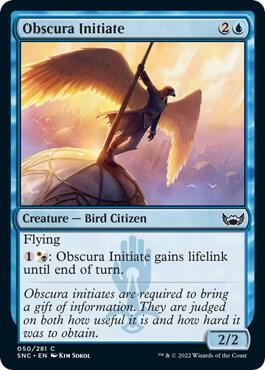 Obscura Initiate (50) [Streets of New Capenna]