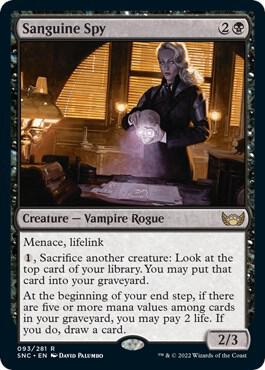 Sanguine Spy (93) [Streets of New Capenna]