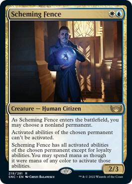 Scheming Fence (219) [Streets of New Capenna]
