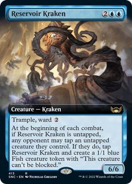 Reservoir Kraken (Extended Art) (413) [Streets of New Capenna] [Extended Art]