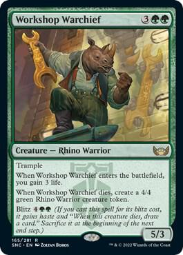 Workshop Warchief (165) [Streets of New Capenna]