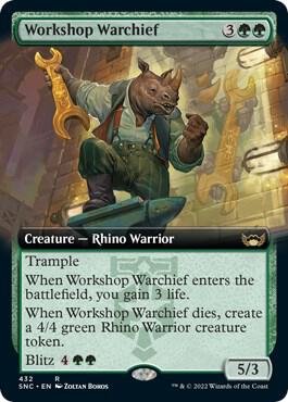 Workshop Warchief (Extended Art) (432) [Streets of New Capenna] [Extended Art]