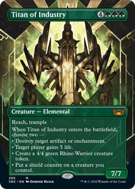 Titan of Industry (Borderless) (289) [Streets of New Capenna] [Borderless]