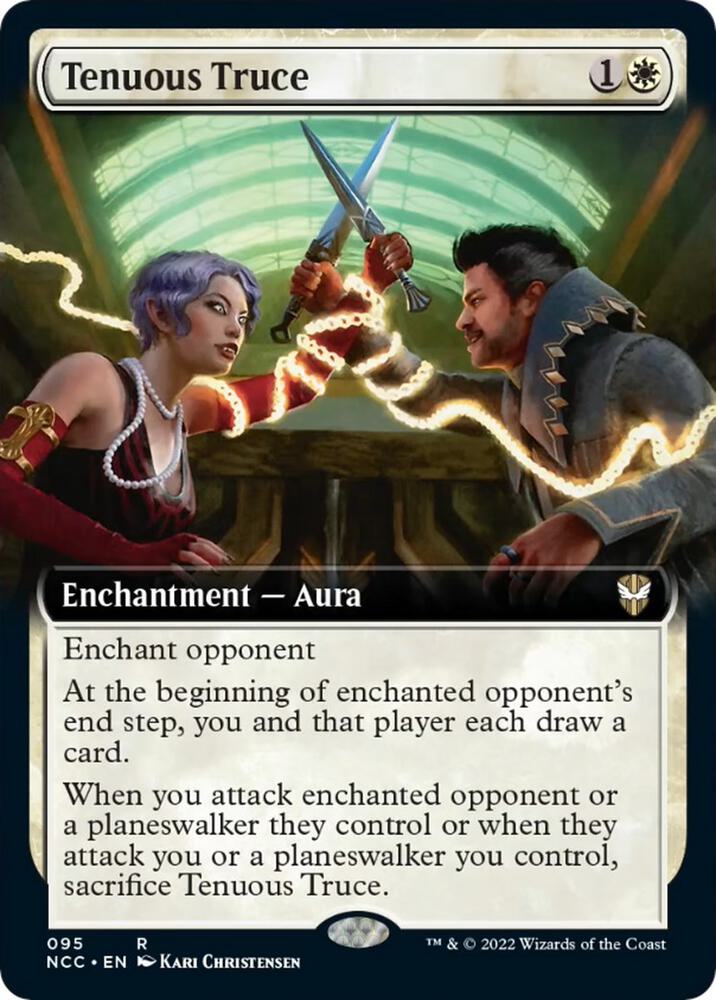 Tenuous Truce (Extended Art) (95) [New Capenna Commander] [Extended Art]