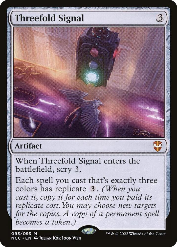 Threefold Signal (93) [New Capenna Commander]