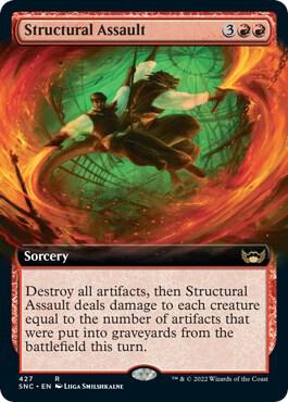Structural Assault (Extended Art) (427) [Streets of New Capenna] [Extended Art]