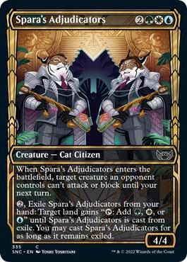 Spara's Adjudicators (Showcase) (335) [Streets of New Capenna] [Showcase]