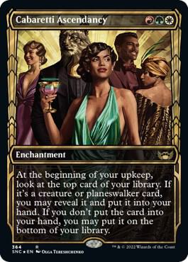 Cabaretti Ascendancy (Gilded Foil) (364) [Streets of New Capenna] [Showcase]