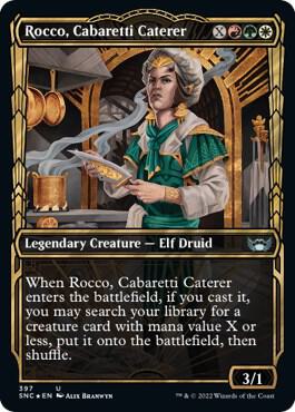 Rocco, Cabaretti Caterer (Gilded Foil) (397) [Streets of New Capenna] [Showcase]