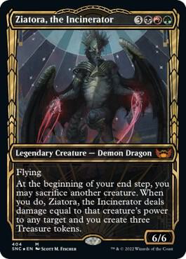 Ziatora, the Incinerator (Gilded Foil) (404) [Streets of New Capenna] [Showcase]