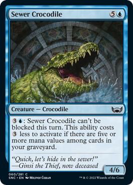 Sewer Crocodile (60) [Streets of New Capenna]