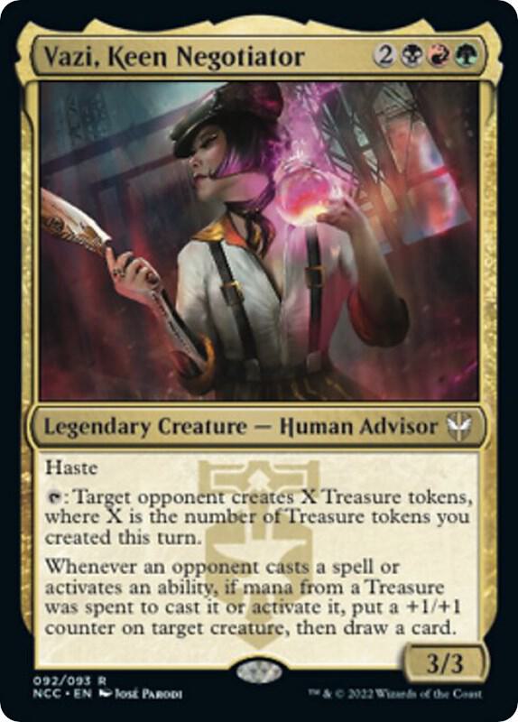 Vazi, Keen Negotiator (92) [New Capenna Commander]