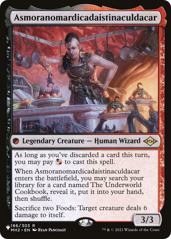 Asmoranomardicadaistinaculdacar (186/303) [The List]