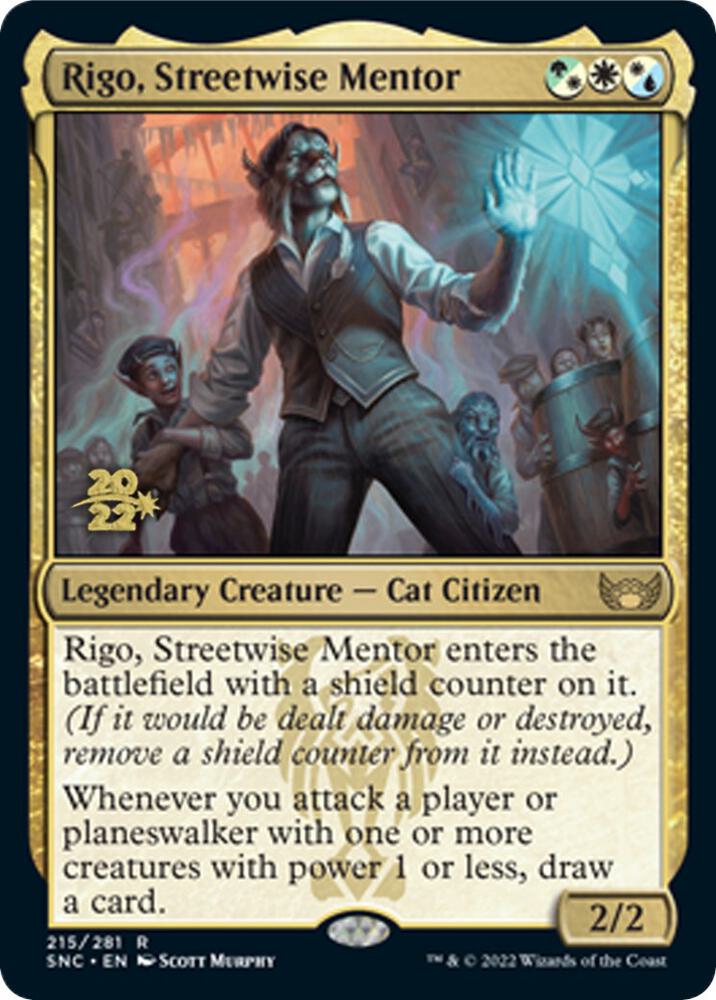 Rigo, Streetwise Mentor (215) [Prerelease Cards]
