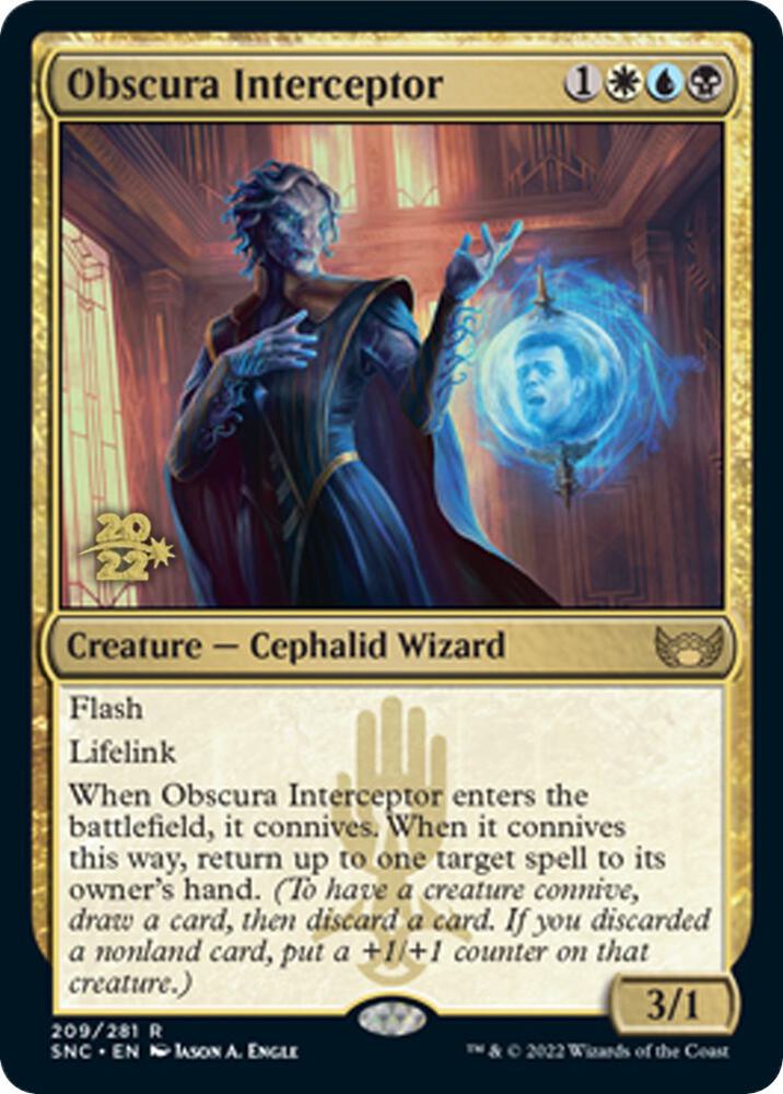 Obscura Interceptor (209) [Prerelease Cards]