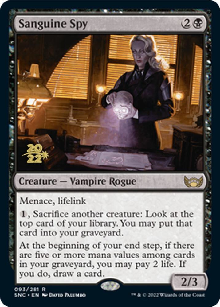 Sanguine Spy (93) [Prerelease Cards]