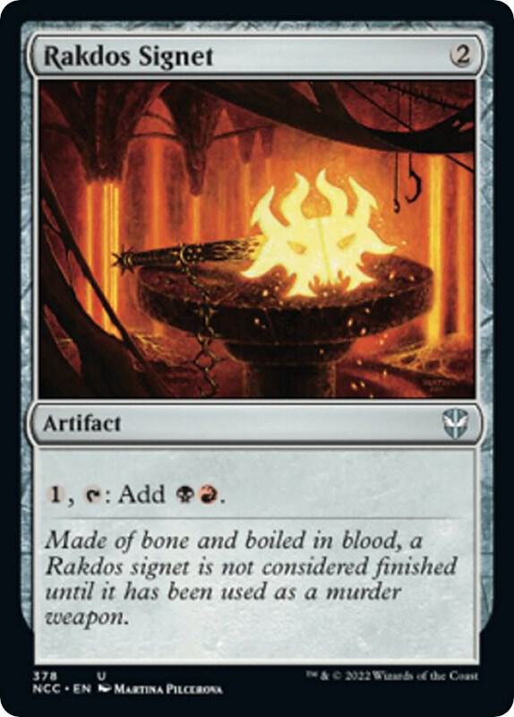 Rakdos Signet (378) [New Capenna Commander]