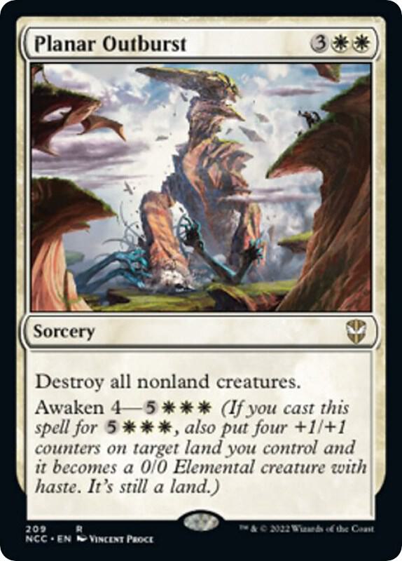 Planar Outburst (209) [New Capenna Commander]