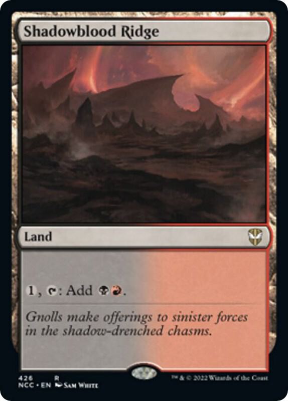 Shadowblood Ridge (426) [New Capenna Commander]