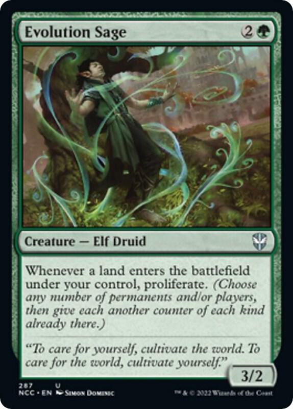 Evolution Sage (287) [New Capenna Commander]