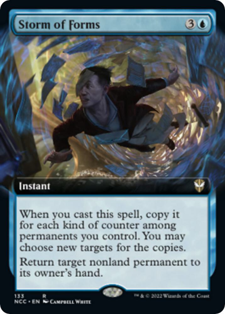 Storm of Forms (Extended Art) (133) [New Capenna Commander] [Extended Art]