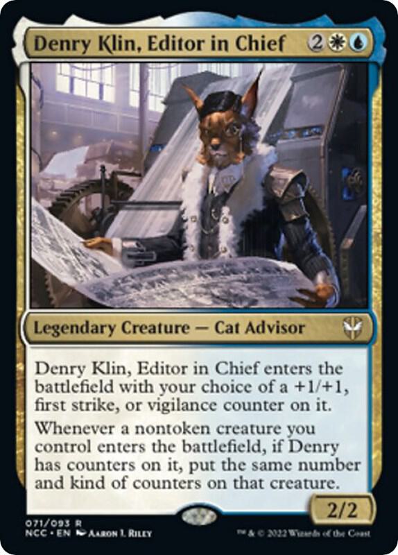 Denry Klin, Editor in Chief (71) [New Capenna Commander]