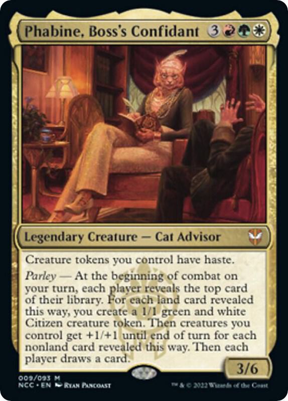 Phabine, Boss's Confidant (9) [New Capenna Commander]