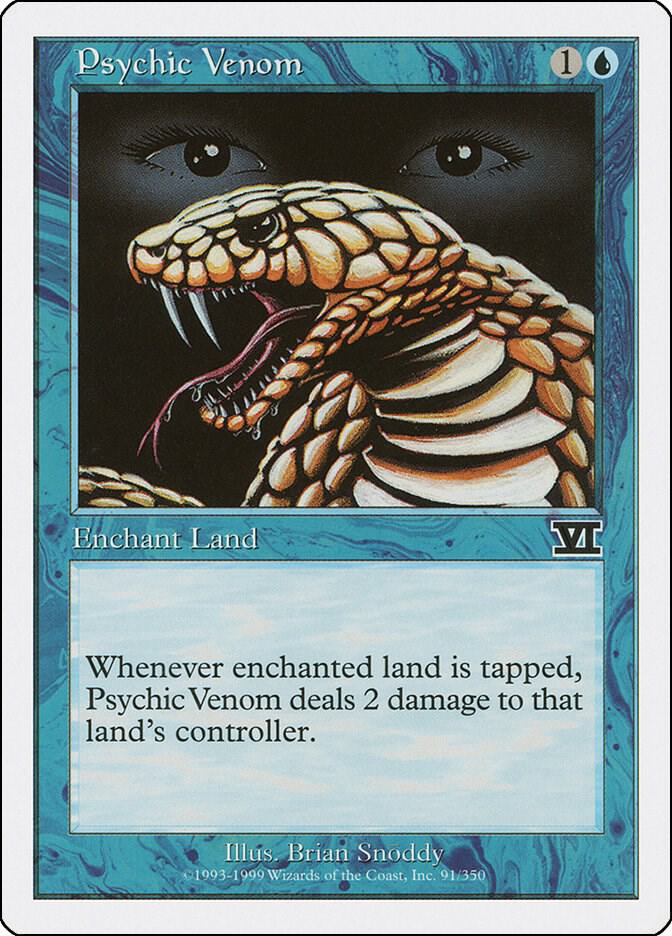 Psychic Venom (91) [Classic Sixth Edition]