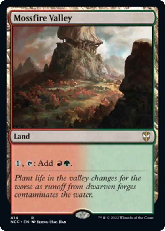 Mossfire Valley (414) [New Capenna Commander]