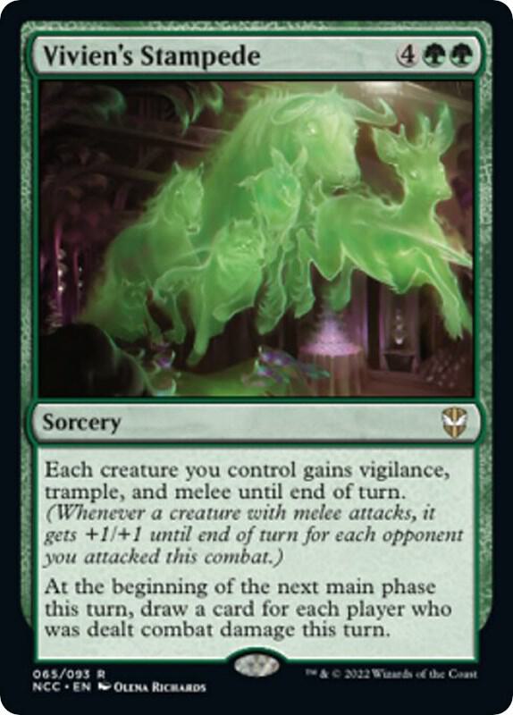 Vivien's Stampede (65) [New Capenna Commander]