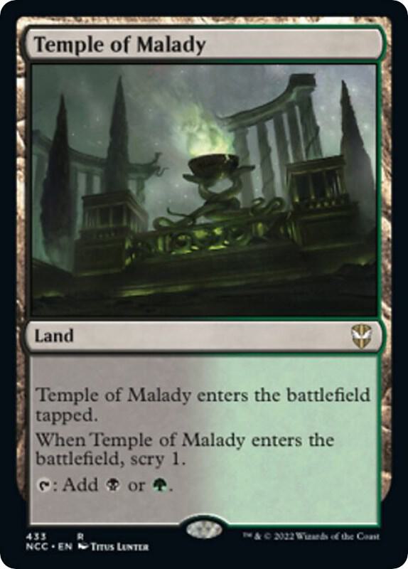 Temple of Malady (433) [New Capenna Commander]