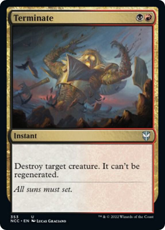 Terminate (353) [New Capenna Commander]