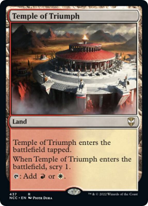 Temple of Triumph (437) [New Capenna Commander]
