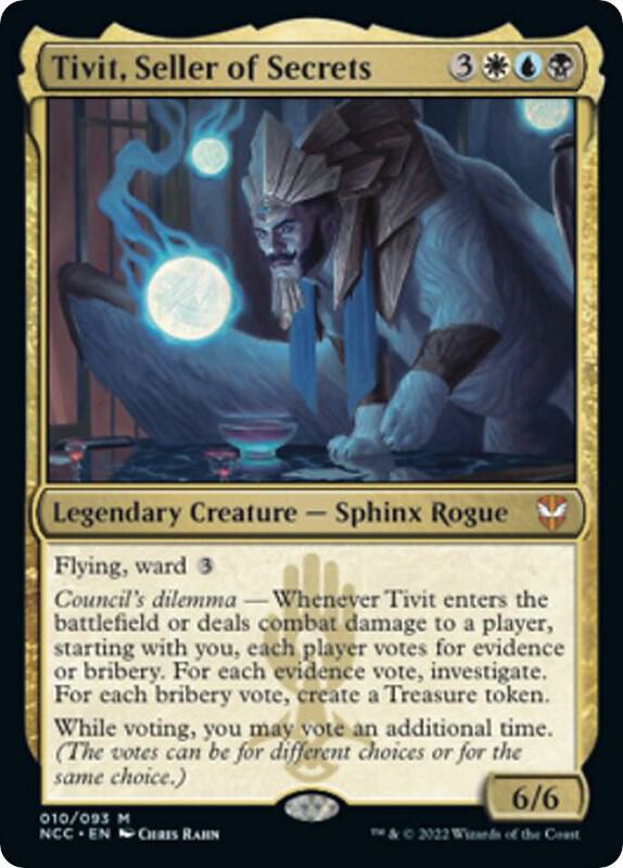 Tivit, Seller of Secrets (10) [New Capenna Commander]