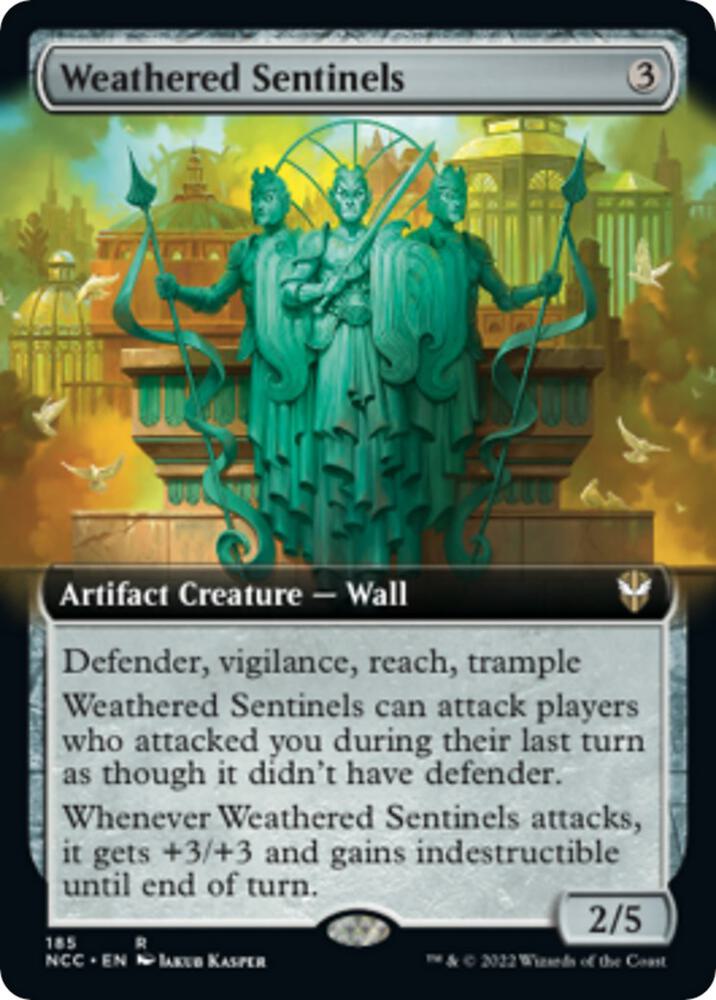 Weathered Sentinels (Extended Art) (185) [New Capenna Commander] [Extended Art]