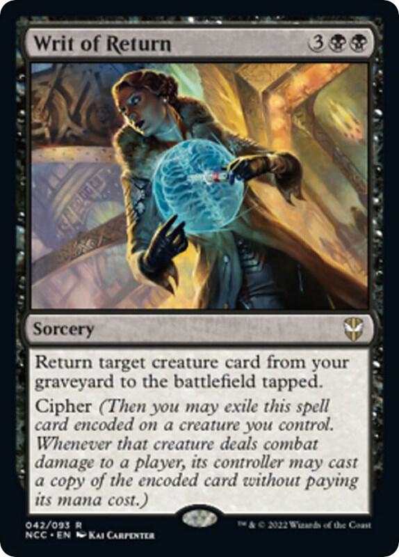 Writ of Return (42) [New Capenna Commander]
