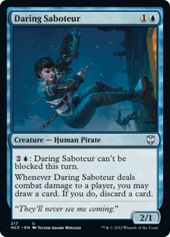 Daring Saboteur (217) [New Capenna Commander]